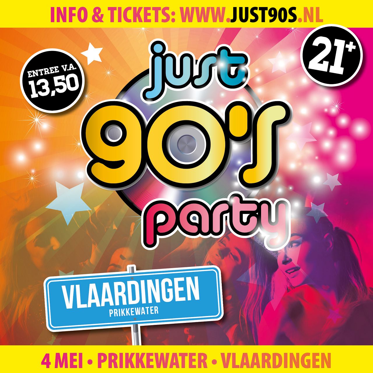 Just 90's Party in Prikkewater